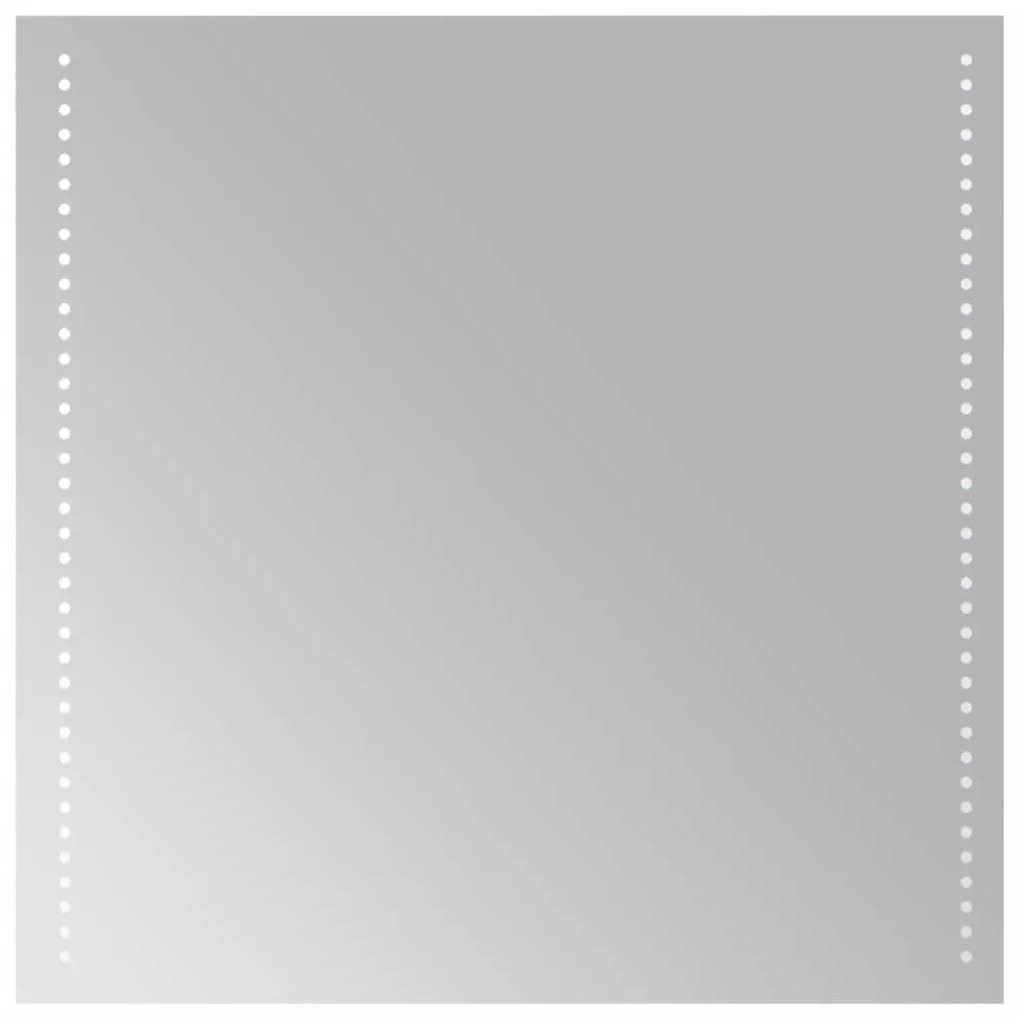 vidaXL Καθρέφτης Μπάνιου με LED 60x60 εκ.