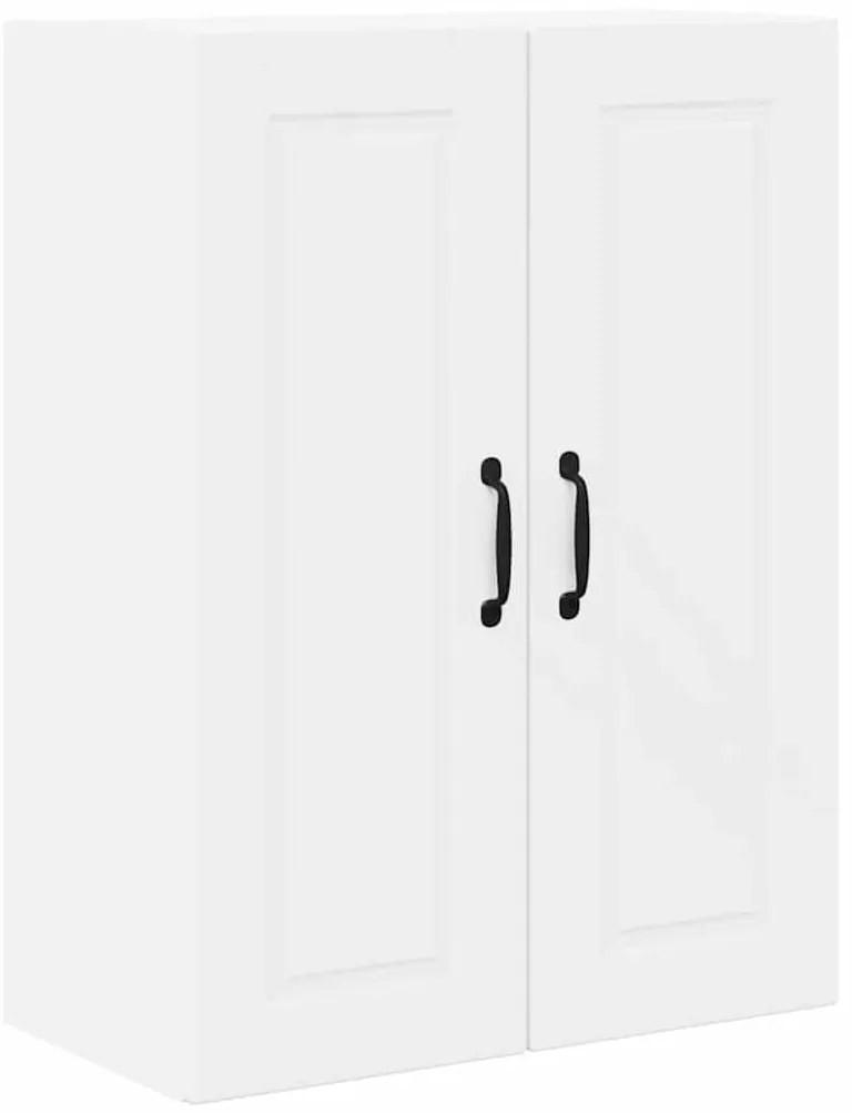 vidaXL Κρεμαστό ντουλάπι κουζίνας με ράφι Λευκό 60 x 31 x 80 εκ.