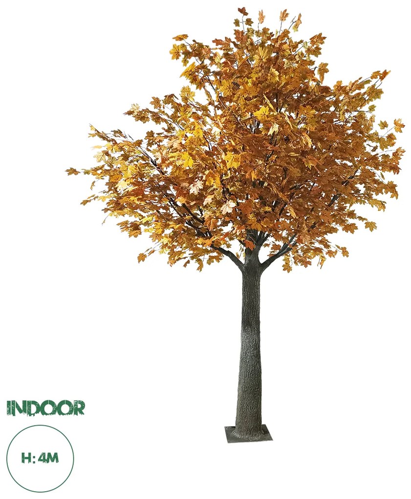 20437 GloboStar® Artificial Garden ACER RUBRUM SYCAMORE TREE 20437 Τεχνητό Διακοσμητικό Δέντρο Κόκκινος Σφένδαμος Υ400cm
