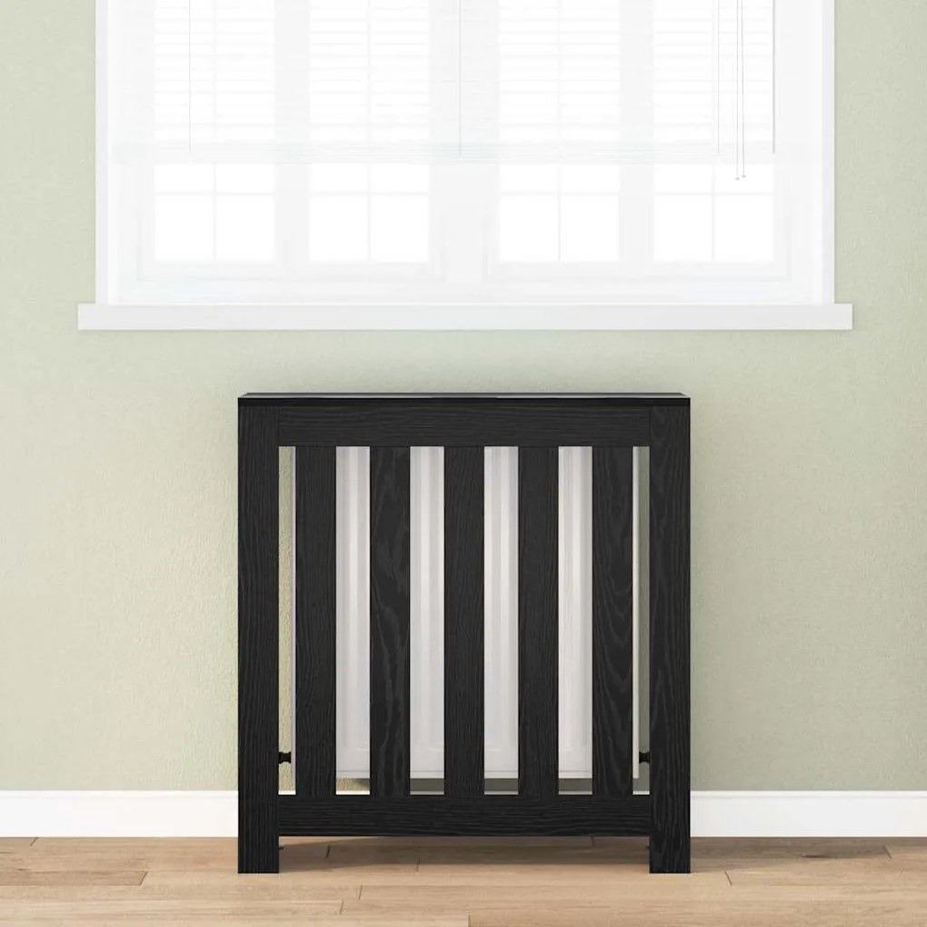 vidaXL Καπάκι Καλοριφέρ Μαύρη Οξυά 78 x 20 x 82 cm