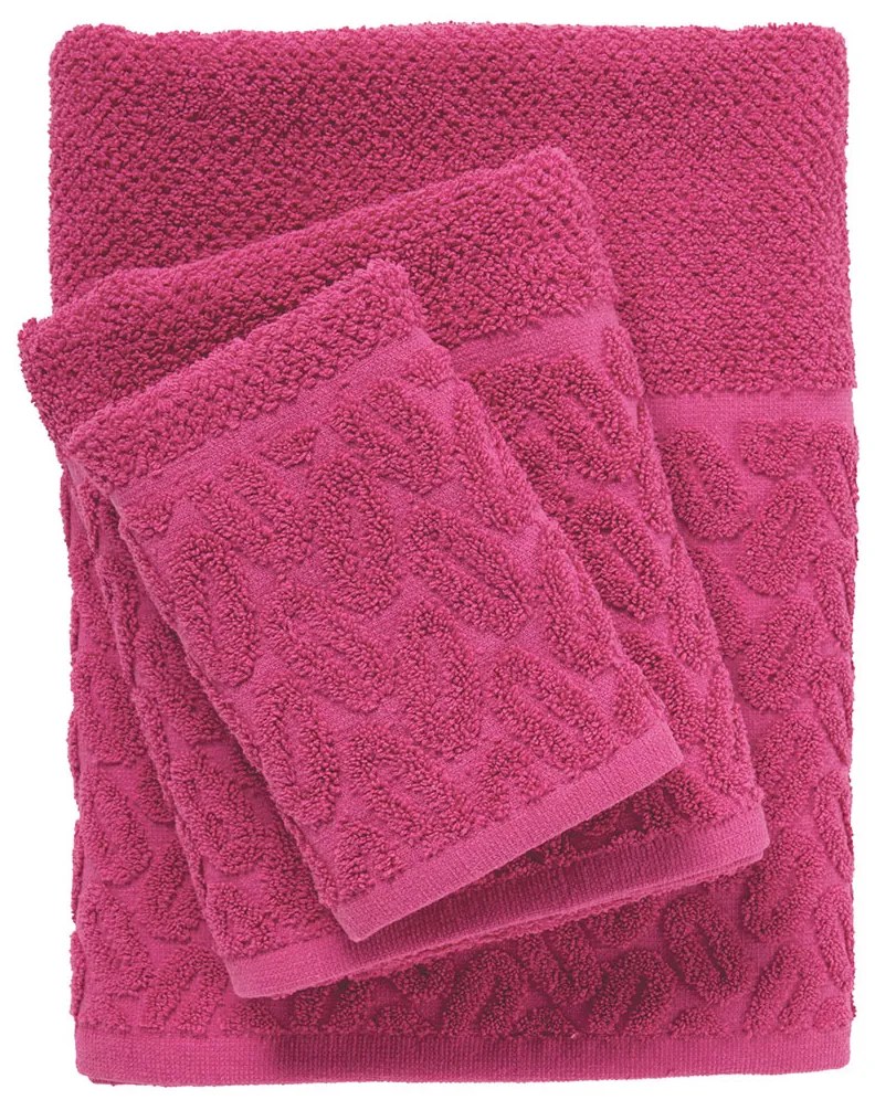 Πετσέτες Μπάνιου (Σετ 3τμχ) Das Home Best Line 0786 Fuschia 550gsm