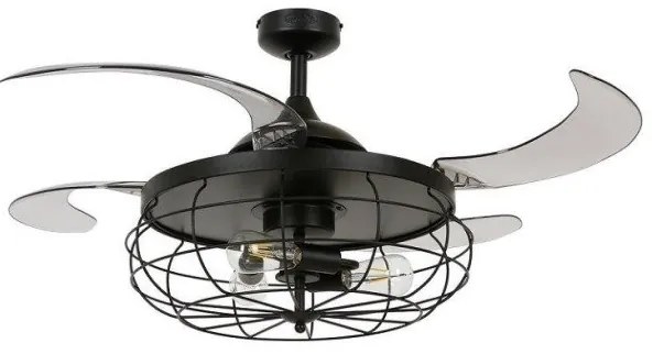 Ανεμιστήρας Οροφής 60W με αναδ.πτερύγια 80212920 Industri Fanaway-80212920-Μαύρο 80212920