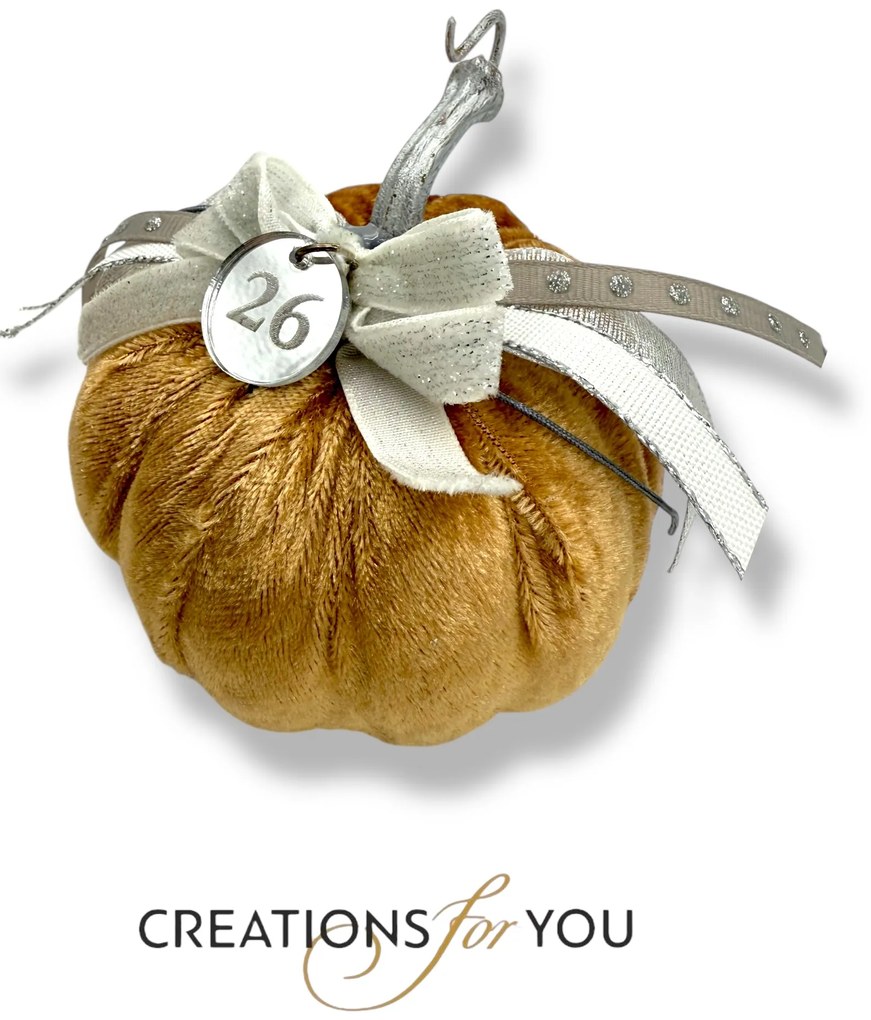 Κολοκύθα Καφέ χρυσό βελούδινη μεσαία - Χρυσό