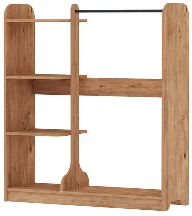 Έπιπλο εισόδου Rozesme Megapap χρώμα pine oak 120x40x135εκ.
