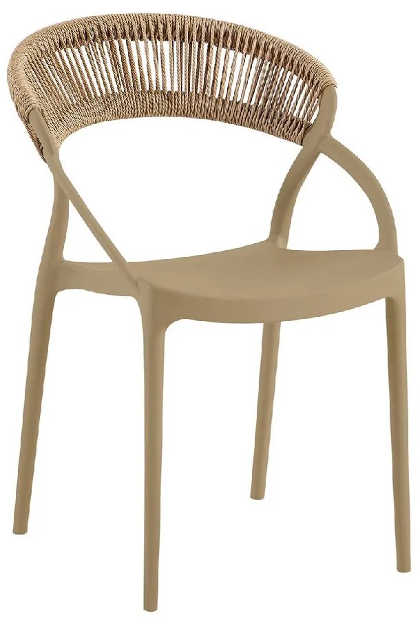 DORA ΠΟΛΥΘΡΟΝΑ ΣΤΟΙΒΑΖΟΜΕΝΗ, PP TORTORA, ROPE WICKER ΦΥΣΙΚΟ