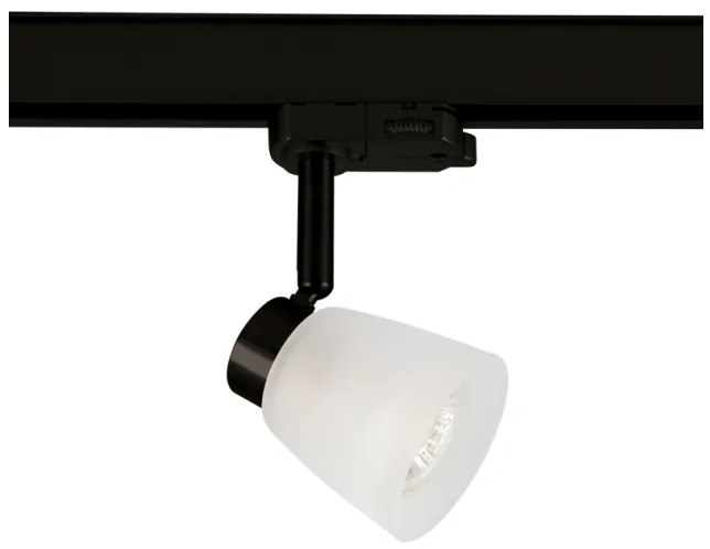 Σποτ Φωτιστικό Ράγας GU10 IP20 4C ACA-TS40GU4CBACA-Μαύρο TS40GU4CBACA