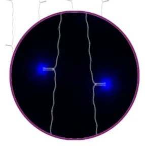 vidaXL Κουρτίνα LED Φωτάκια 300 LED Μπλε 3 x 3 μ. 8 Λειτουργίες