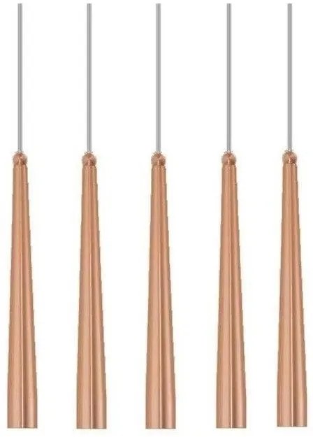 Κρεμαστό Φωτιστικό Οροφής 100-09810-12BR μίνιμαλ Luma-100-09810-12BR-COPPER-Χάλκινο 100-09810-12BR-COPPER