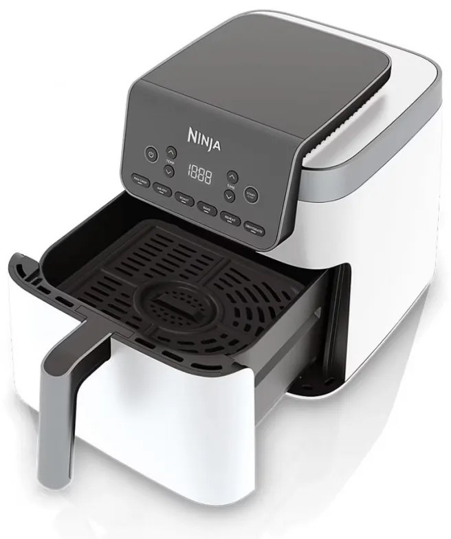 Φριτέζα ζεστού αέρα Ninja Max Pro AF180EUWH, 2000W, 6,2 l, 1,2 kg, 40-240C, 6 προγράμματα, Λευκό
