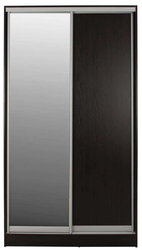 Ντουλάπα Συρόμενη ADLER Δίφυλλη με Καθρέπτη Wenge 120x60x220Υεκ. 120x60x220 εκ.