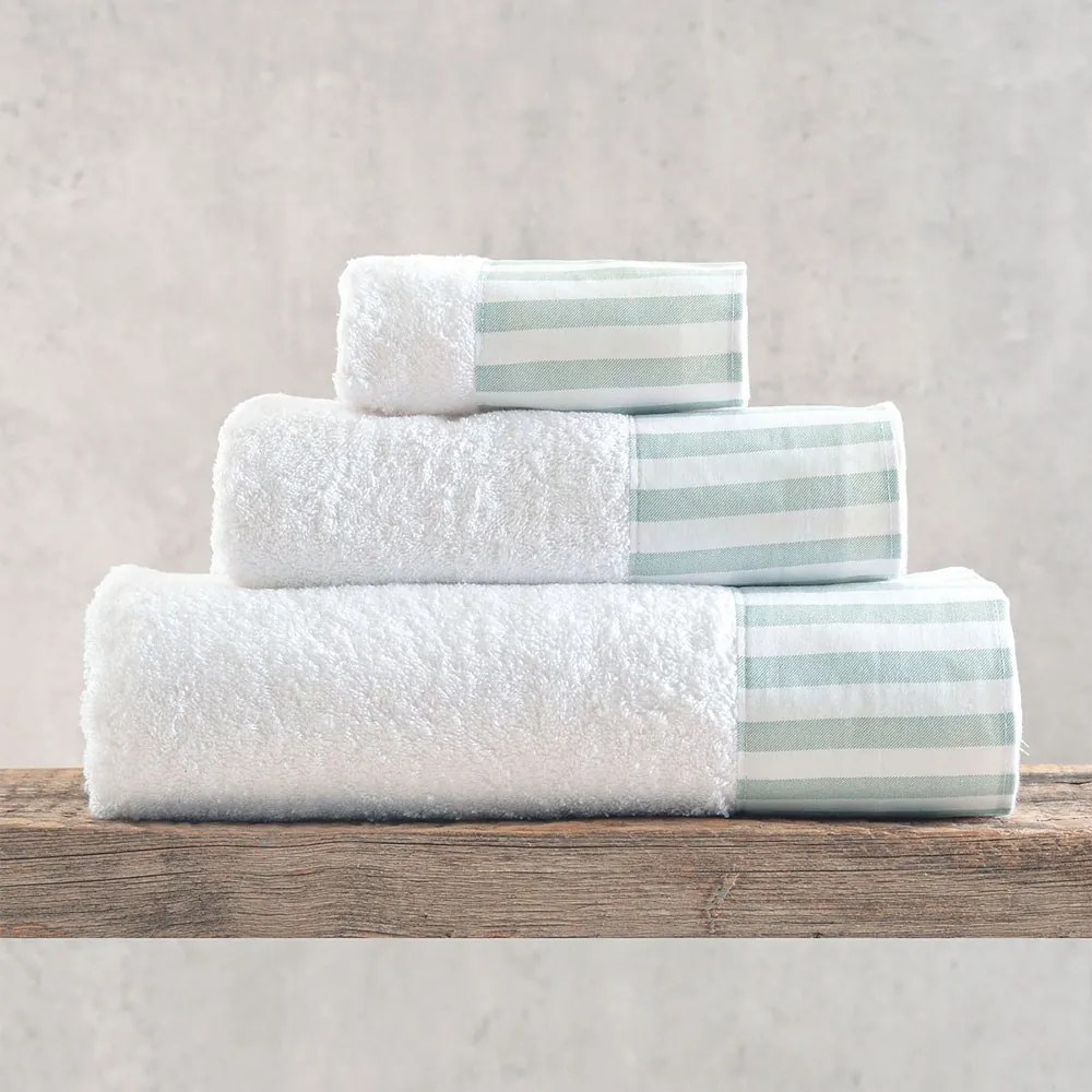 Πετσέτες Eloise (Σετ 3τμχ) Green Ρυθμός Towels Set 70x140cm 100% Πενιέ Βαμβάκι