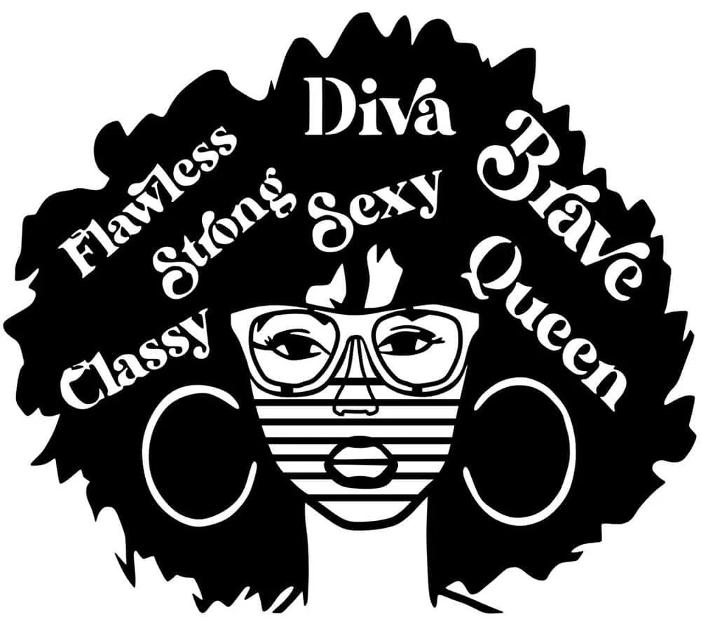 Διακοσμητικό Τοίχου Diva Sexy Classy 899SKL2509 70x58cm Black Wallity Μέταλλο