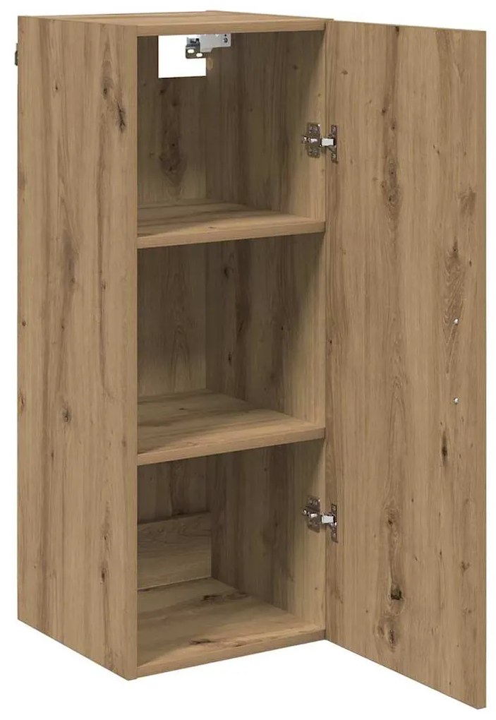 vidaXL Επιτοίχιο ντουλάπι Artisan Oak 34,5 x 34 x 90 εκ.