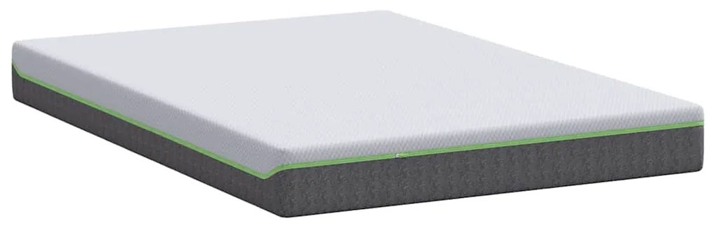 vidaXL Στρώμα Λευκό και Γκρι 140 x 190 cm Τσέπες ελατηρίων