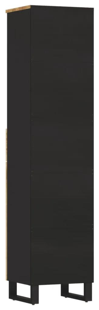 vidaXL Ντουλάπι Μπάνιου 38 x 33 x 160 εκ. από Μασίφ Ξύλο Μάνγκο