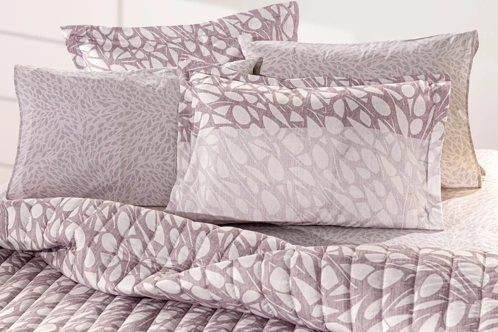 Ζεύγος Μαξιλαροθήκες Oxford Root Lilac 50x70 - Guy Laroche