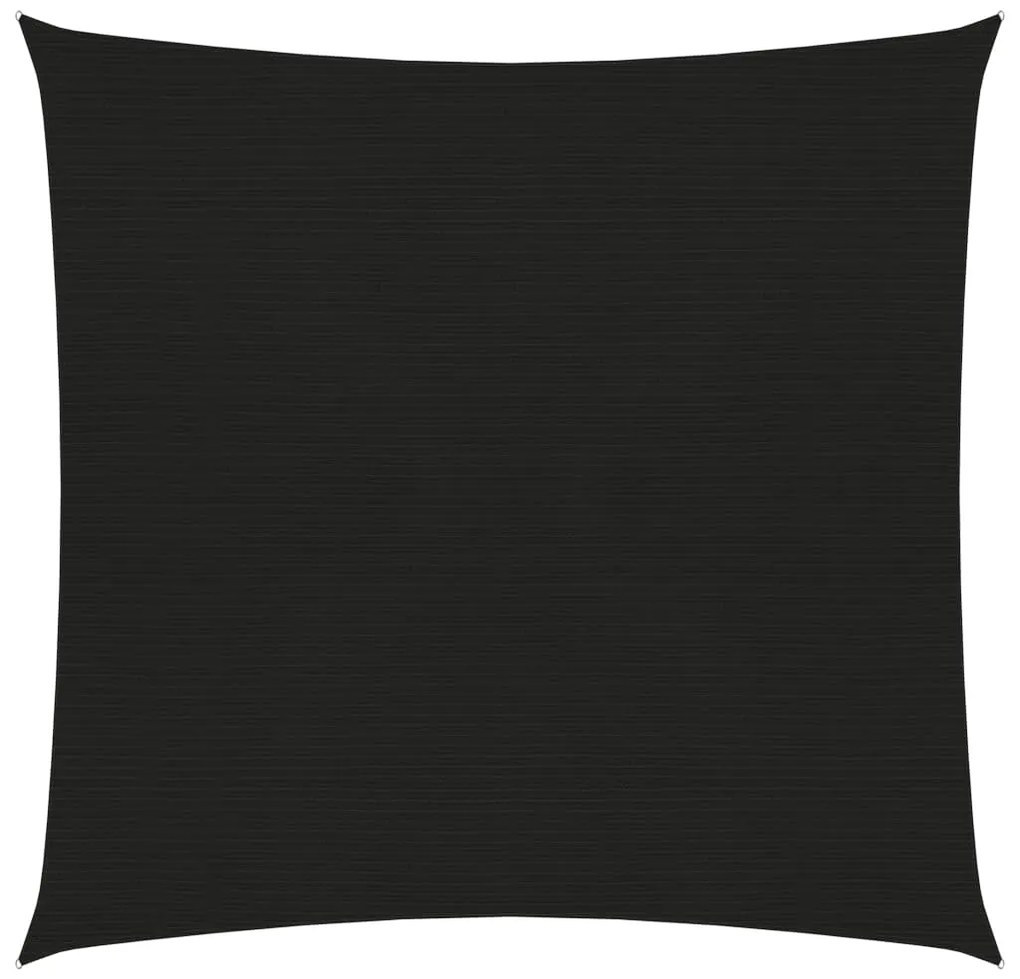 vidaXL Πανί Σκίασης Μαύρο 4,5 x 4,5 μ. από HDPE 160 γρ./μ²