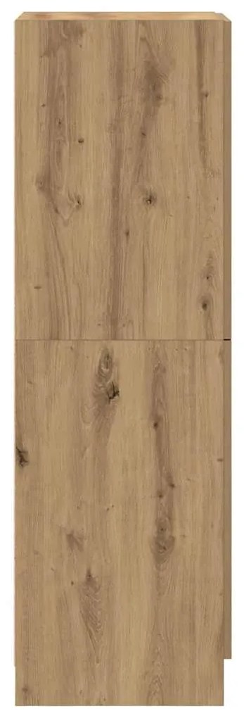 vidaXL Ντουλάπι Κουζίνας Αρτισιανή Δρυς 38x41,5x131,5 εκ. Επεξεργ.Ξύλο