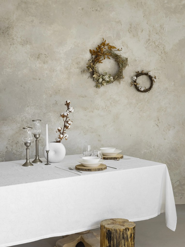 Τραπεζομάντηλο 165x265 - Marble Off White 5206482127845