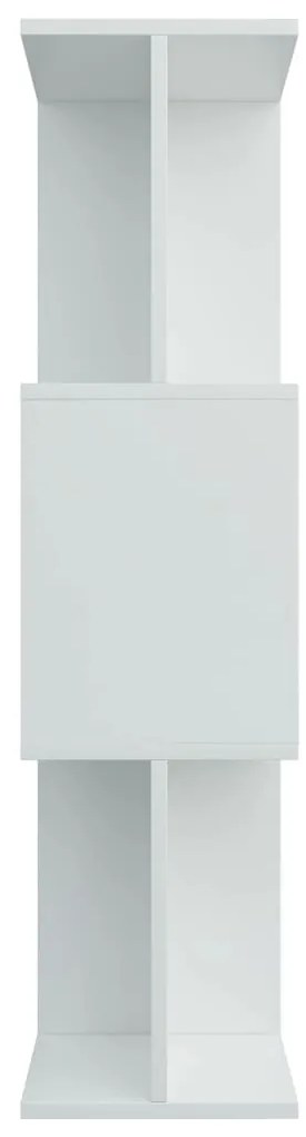vidaXL Βιβλιοθήκη/Διαχωριστικό Χώρου Λευκό 80x24x96 εκ. Επεξ. Ξύλο