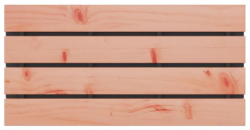 vidaXL Παγκάκι κήπου Μαύρο 80 x 40 x 43 εκ Ατσάλι