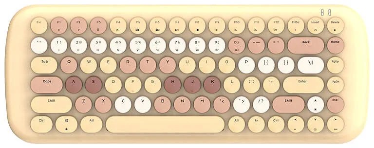 MOFII Wireless Mechanical Keyboard with Bluetooth ROMI 2.4G (Brown)