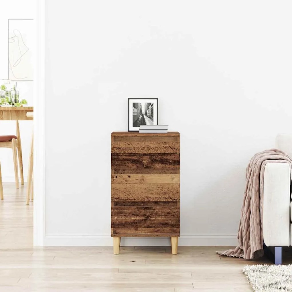vidaXL Κομοδίνο Παλαιό ξύλο 40 x 35 x 70 εκ. Επεξεργασμένο ξύλο