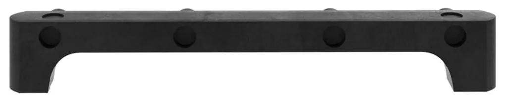 Ραφιέρα με 9 Κύβους &amp; Κουτιά Μαύρη 103x30x107,5 εκ. Υφασμάτινη - Μαύρο