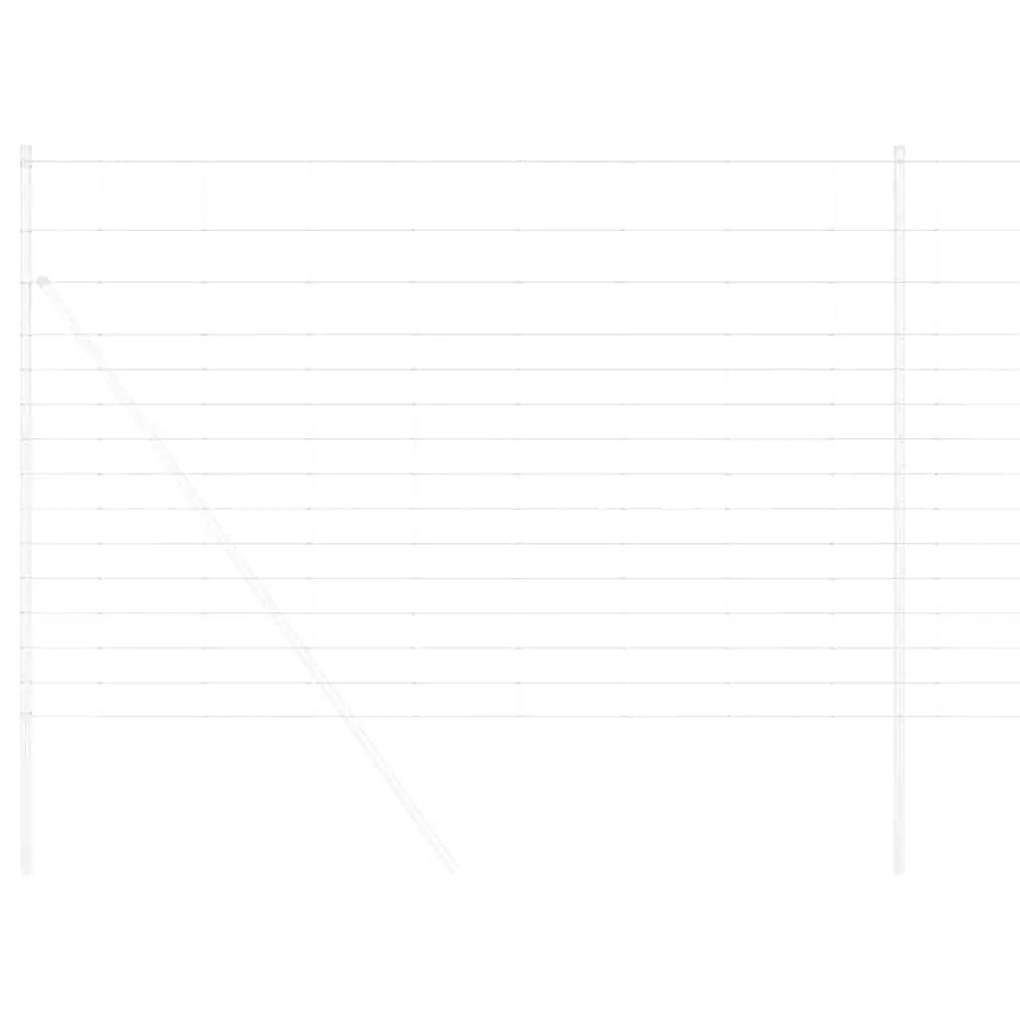 vidaXL Περίφραξη αγρού Ασημί 50 x 1.6 m Γαλβανισμένος χάλυβας