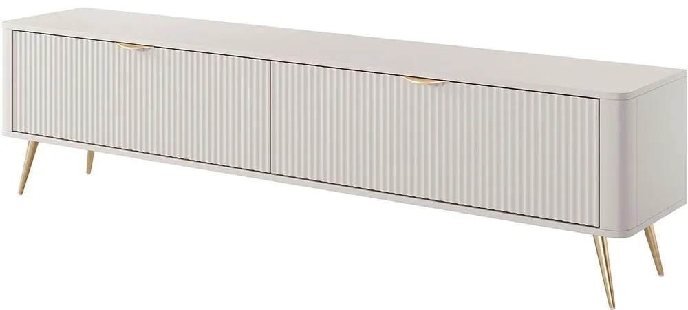 Έπιπλο Τηλεόρασης Lante 200x38x51cm Beige-Gold