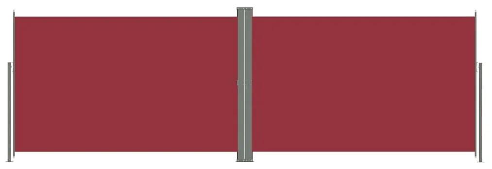 Σκίαστρο Πλαϊνό Συρόμενο Κόκκινο 220 x 600 εκ. - Κόκκινο