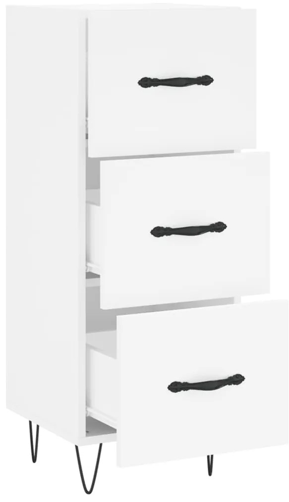 vidaXL Ντουλάπι Λευκό 34,5 x 34 x 90 εκ. από Επεξεργασμένο Ξύλο
