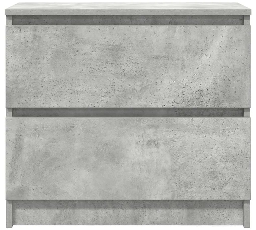 vidaXL Έπιπλο Τηλεόρασης Γκρι Σκυροδέματος 60x35x54 εκ. Επεξεργ. Ξύλο