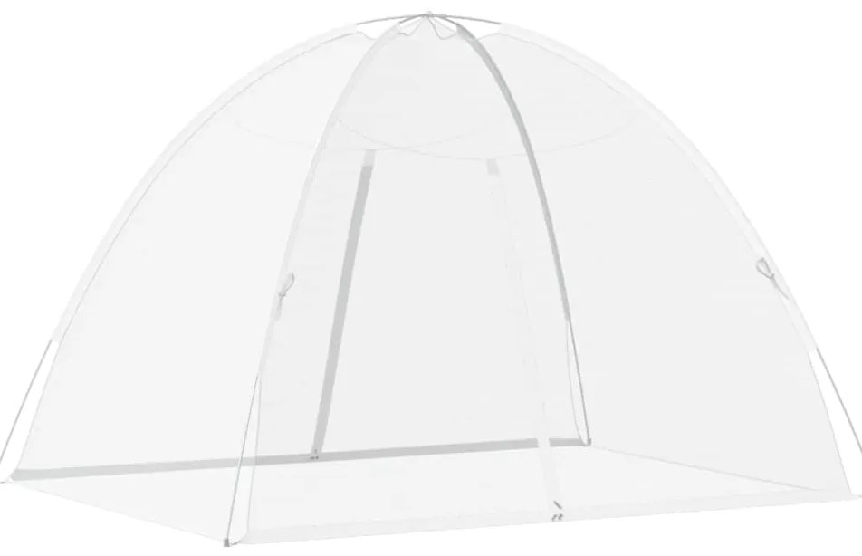 vidaXL Κουνουπιέρα Mongolia με Πόρτες 200 Δίχτυ Λευκό 200x150x140 εκ.