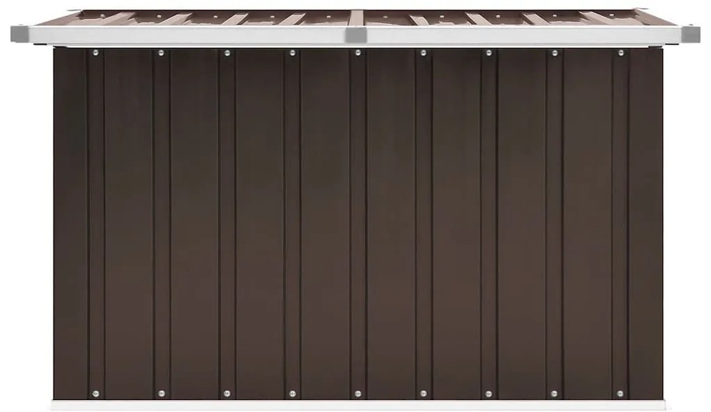 vidaXL Μπαούλο Αποθήκευσης Κήπου Καφέ 109 x 67 x 65 εκ.