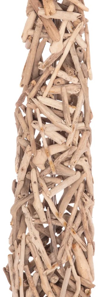 ΔΙΑΚΟΣΜΗΤΙΚΟ ΦΩΤΙΣΤΙΚΟ ΔΑΠΕΔΟΥ ALTAR HM4429 DRIFTWOOD--ΛΕΥΚΟ PVC Φ45x153Υεκ.