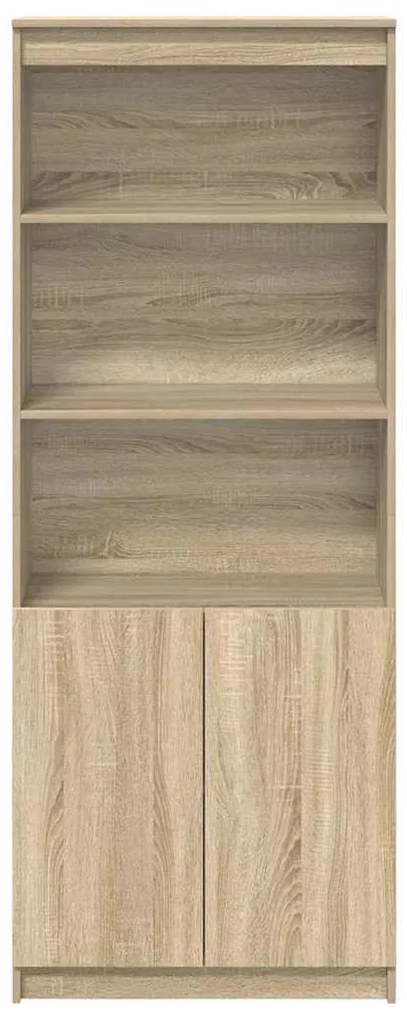 Ντουλάπι Sonoma Δρυς 70x35x180 εκ. από Επεξεργασμένο Ξύλο - Καφέ