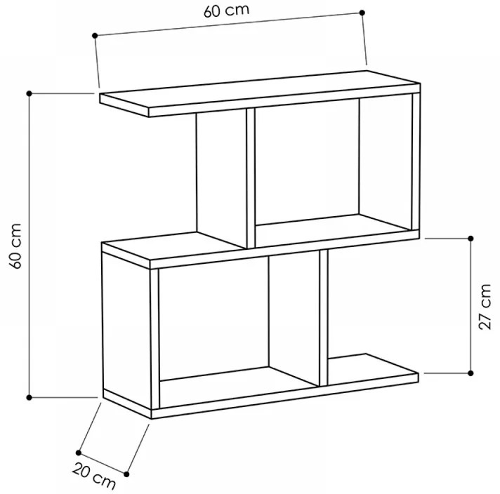 Τραπεζάκι βοηθητικό Homemania Megapap χρώμα γκρι ρετρό 60x20x60εκ.