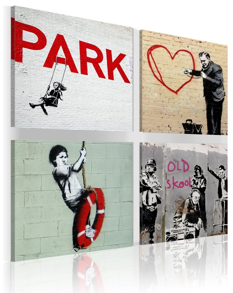 Πίνακας - Banksy - urban inspiration 40x40