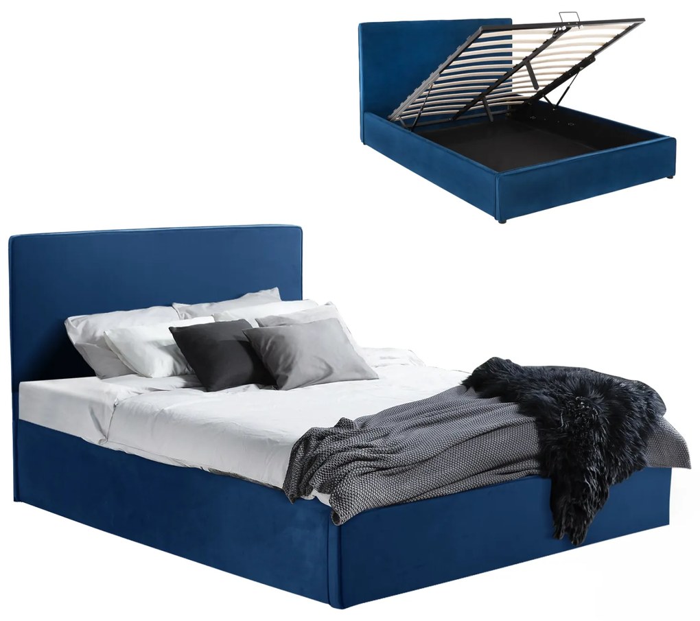 Intrahome ΚΡΕΒΑΤΙ PIECASABLANCALTCASABLANCAIERMCASABLANCARICASABLANCALTCASABLANCAIZKUCASABLANCALCASABLANCA_LUMPURURG .18 160Χ200 ΜΕ ΑΠΟΘΗΚΕΥΤΙΚΟ ΧΩΡΟ-ΜΠΛΕ ΒΕΛΟΥΔΟ intraho-1610874