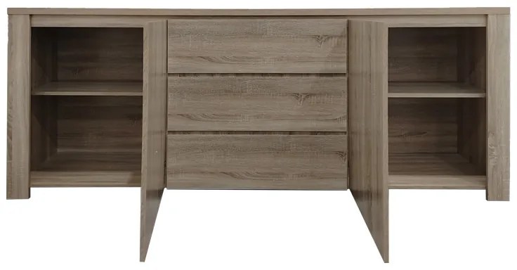 Μπουφές Kalya pakoworld σε sonoma απόχρωση 220x49x89.5εκ