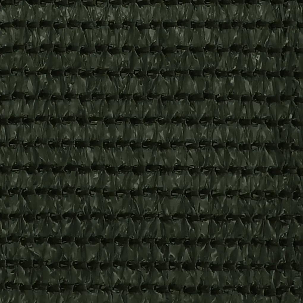 vidaXL Διαχωριστικό Βεράντας Σκούρο Πράσινο 120 x 300 εκ. από HDPE