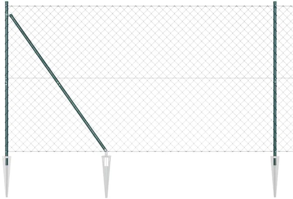 vidaXL Στύλος Περιφράξεων Πράσινο 10 x 1,6 μ (60 x 60 mm δίχτυ)