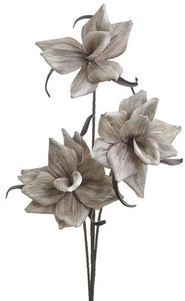 Διακοσμητικό Κλαδί-Λουλούδι 3-85-246-0205 120cm Beige-Brown Inart Πολυέστερ