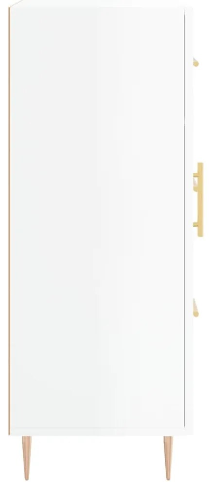vidaXL Ντουλάπι Γυαλιστερό Λευκό 69,5x34x90 εκ. Επεξεργασμένο Ξύλο