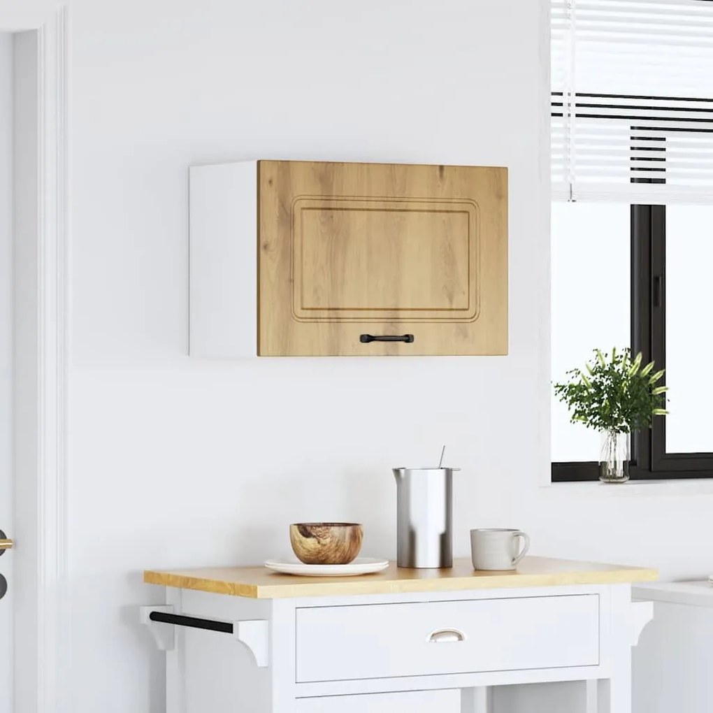 ντουλάπι τοίχου κουζίνας "Kalmar" Artisan Oak Engineered Wood - Καφέ