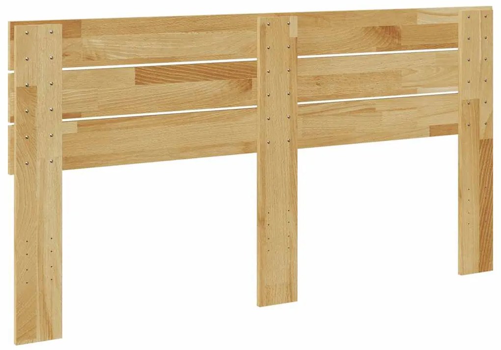 vidaXL κεφαλάρι 135 cm μασίφ ξύλο δρυς