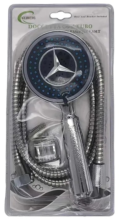 Τηλέφωνο ντους με σπιράλ και επιλογές πίεσης - 1.5m - 880156