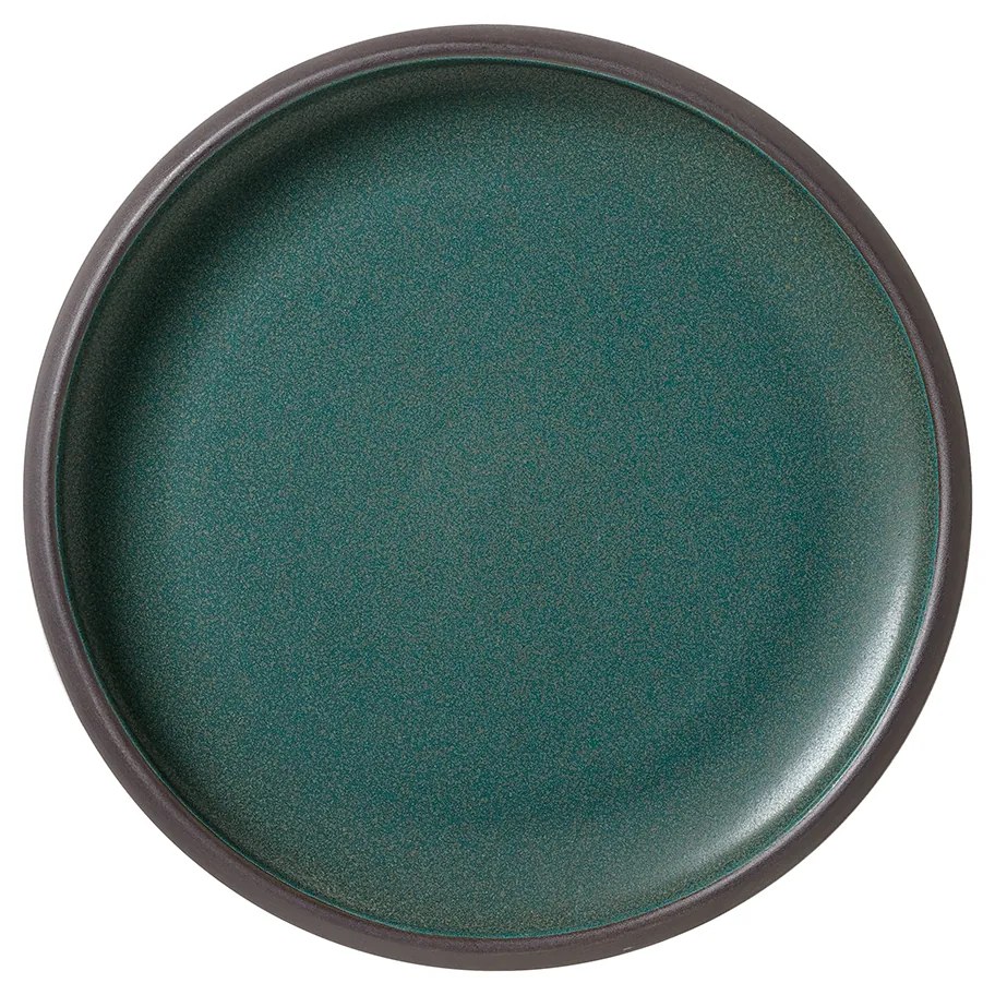 Πιάτο Stoneware Ρηχο Teal Petrol 22εκ. Ν.2178 - ID Fine - 6 ΤΜΧ