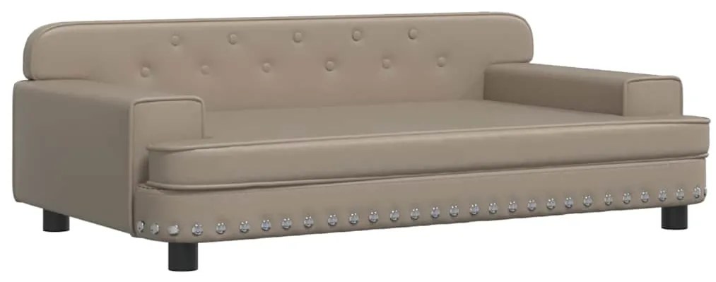 vidaXL Καναπές Παιδικός Καπουτσίνο 90x53x30 εκ. από Συνθετικό Δέρμα